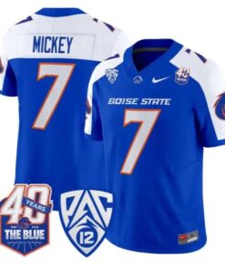 Jaden Mickey Jersey #7 Boise State Broncos 2026 Limited All Stitched by My Store NCAA Football Jerseys