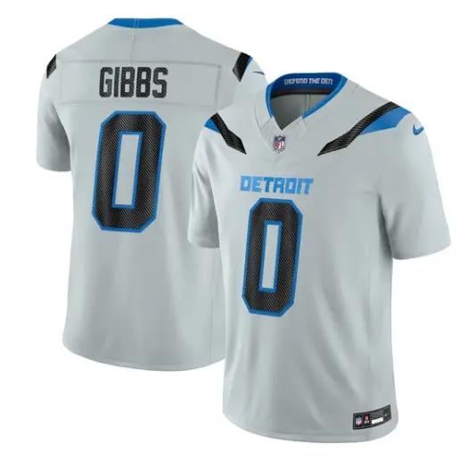 Jahmyr Gibbs Jersey #0 Detroit Lions 2026 Rivalries Vapor Limited All Stitched by My Store NCAA Football Jerseys