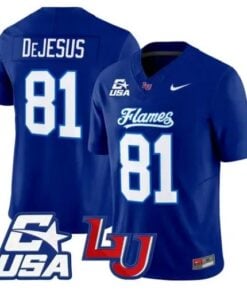 Jakobe DeJesus Jersey #81 Liberty Flames 2026 Vapor Limited Stitched by My Store NCAA Football Jerseys
