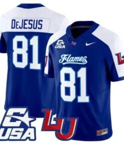 Jakobe DeJesus Jersey #81 Liberty Flames 2026 Vapor Limited Stitched by My Store NCAA Football Jerseys