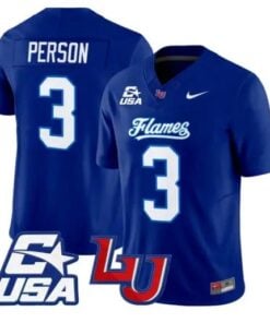 Jamari Person Jersey #3 Liberty Flames 2026 Vapor Limited Stitched by My Store NCAA Football Jerseys