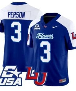 Jamari Person Jersey #3 Liberty Flames 2026 Vapor Limited Stitched by My Store NCAA Football Jerseys