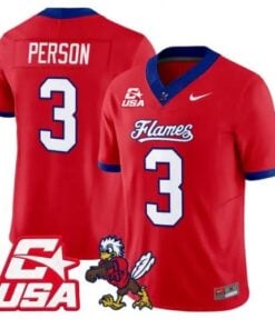 Jamari Person Jersey #3 Liberty Flames 2026 Vapor Limited Stitched by My Store NCAA Football Jerseys