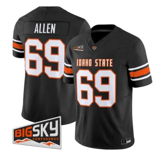 Jared Allen Jersey #69 Idaho State Bengals 2026 Limited All Stitched by My Store NCAA Football Jerseys