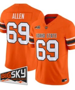 Jared Allen Jersey #69 Idaho State Bengals 2026 Limited All Stitched by My Store NCAA Football Jerseys