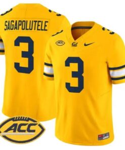 Jaron-Keawe Sagapolutele Jersey #3 Golden Bears Jersey 2026 Limited Stitched by My Store NCAA Football Jerseys
