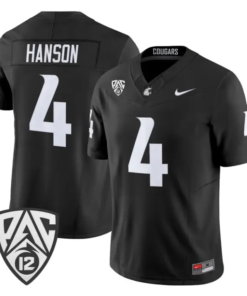 Jason Hanson Jersey #4 Washington State Cougars 2026 Vapor Stitched by My Store NCAA Football Jerseys