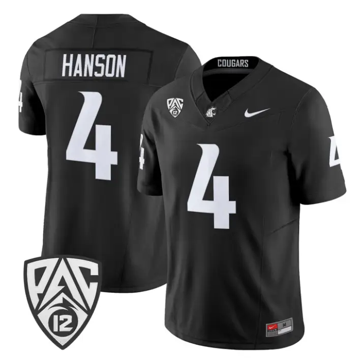 Jason Hanson Jersey #4 Washington State Cougars 2026 Vapor Stitched by My Store NCAA Football Jerseys