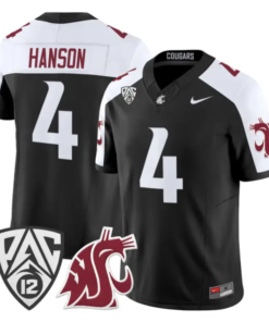 Jason Hanson Jersey #4 Washington State Cougars 2026 Vapor Stitched by My Store NCAA Football Jerseys