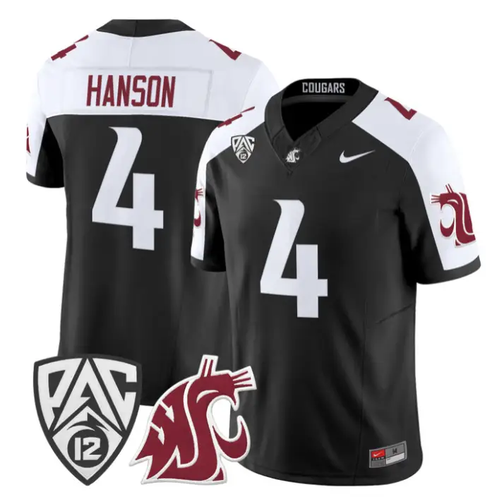 Jason Hanson Jersey #4 Washington State Cougars 2026 Vapor Stitched by My Store NCAA Football Jerseys