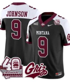 Jaylen Johnson Jersey #9 Montana Grizzlies 2026 Limited All Stitched by My Store NCAA Football Jerseys