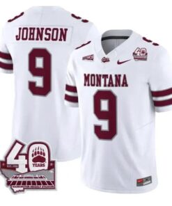 Jaylen Johnson Jersey #9 Montana Grizzlies 2026 Limited All Stitched by My Store NCAA Football Jerseys