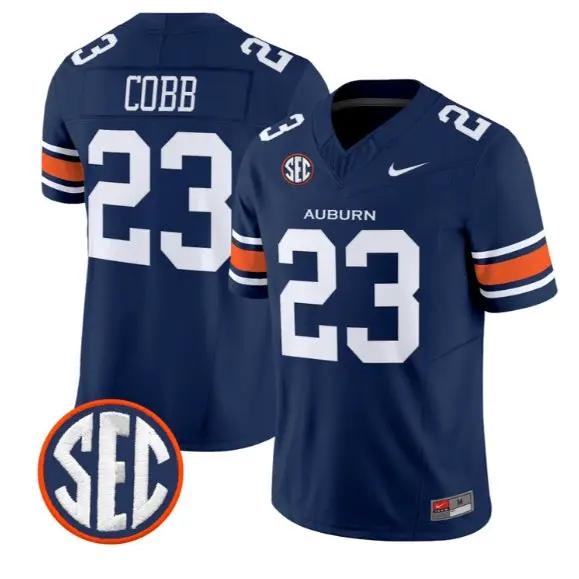Jeremiah Cobb #23 Auburn Tigers Jersey 2026 Vapor Limited Stitched by My Store NCAA Football Jerseys