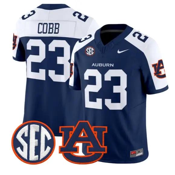 Jeremiah Cobb #23 Auburn Tigers Jersey 2026 Vapor Limited Stitched by My Store NCAA Football Jerseys
