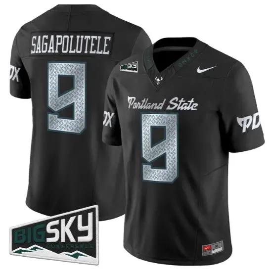 John-Keawe Sagapolutele Jersey #9 Portland State Vikings 2026 All Stitched by My Store NCAA Football Jerseys