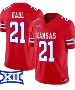 John Hadl Jersey #21 Kansas Jayhawks 2026 Vapor Limited All Stitched by My Store NCAA Football Jerseys