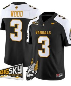 Joshua Wood #3 Idaho Vandals Jersey 2026 Vapor Limited All Stitched by My Store NCAA Football Jerseys