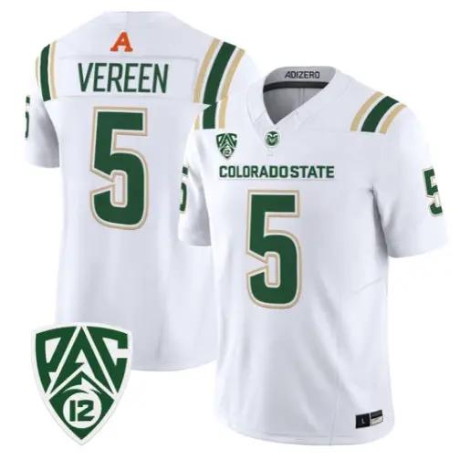 Juice Vereen Jersey #5 Colorado State Rams 2026 Vapor All Stitched by My Store NCAA Football Jerseys