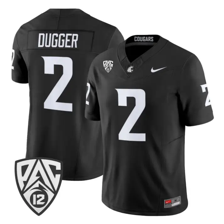 Julian Dugger Jersey #2 Washington State Cougars 2026 Vapor Stitched by My Store NCAA Football Jerseys