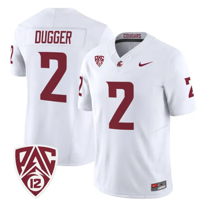 Julian Dugger Jersey #2 Washington State Cougars 2026 Vapor Stitched by My Store NCAA Football Jerseys