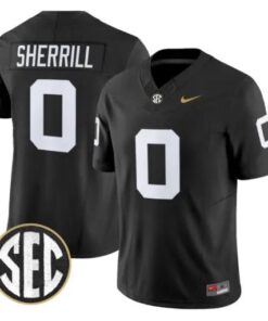 Junior Sherrill Jersey #0 Vanderbilt Commodores 2026 Vapor All Stitched by My Store NCAA Football Jerseys