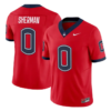 K'Von Sherman Jersey #0 UConn Huskies 2026 Vapor Limited Football All Stitched - Top Design Fan K'Von Sherman Jersey #0 UConn Huskies 2026 Vapor Limited Football All Stitched