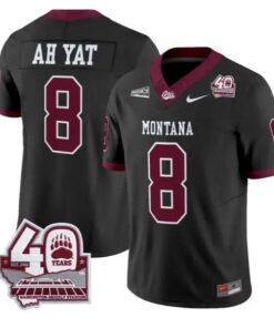 Keali'i Ah Yat Jersey #8 Montana Grizzlies 2026 Limited All Stitched by My Store NCAA Football Jerseys