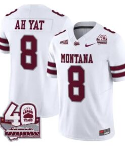 Keali'i Ah Yat Jersey #8 Montana Grizzlies 2026 Limited All Stitched by My Store NCAA Football Jerseys