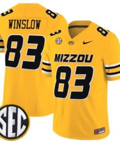 Kellen Winslow #83 Missouri Tigers Jersey 2026 Vapor Limited Stitched by My Store NCAA Football Jerseys