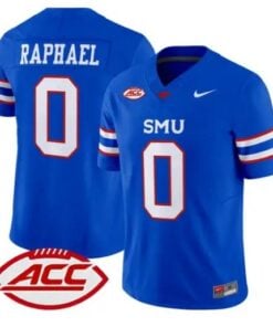 Kendrick Raphael Jersey #0 SMU Mustangs 2026 Vapor Limited Stitched by My Store NCAA Football Jerseys