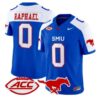 Kendrick Raphael Jersey #0 SMU Mustangs 2026 Vapor Limited Stitched - Top Design Fan Kendrick Raphael Jersey #0 SMU Mustangs 2026 Vapor Limited Stitched