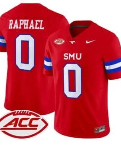 Kendrick Raphael Jersey #0 SMU Mustangs 2026 Vapor Limited Stitched by My Store NCAA Football Jerseys