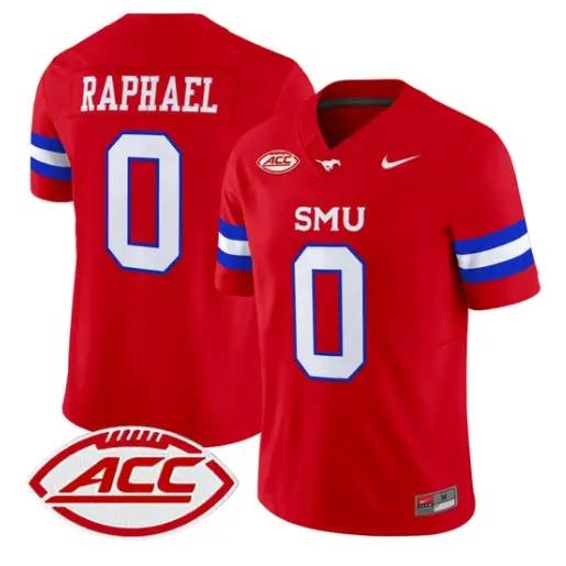 Kendrick Raphael Jersey #0 SMU Mustangs 2026 Vapor Limited Stitched by My Store NCAA Football Jerseys
