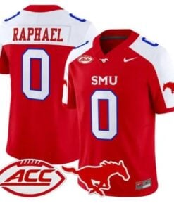 Kendrick Raphael Jersey #0 SMU Mustangs 2026 Vapor Limited Stitched by My Store NCAA Football Jerseys