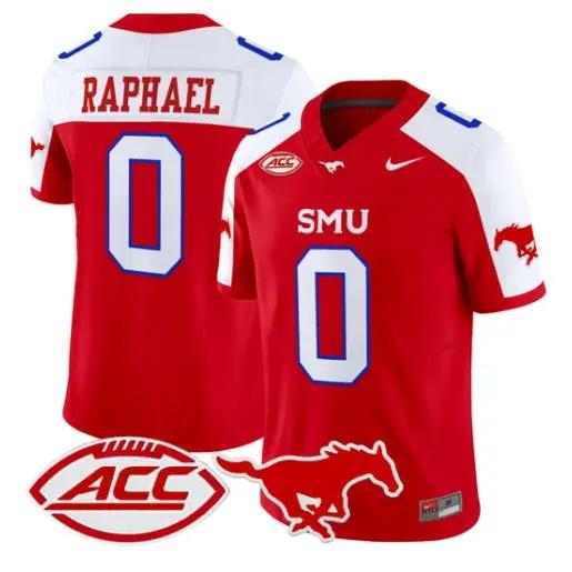 Kendrick Raphael Jersey #0 SMU Mustangs 2026 Vapor Limited Stitched by My Store NCAA Football Jerseys