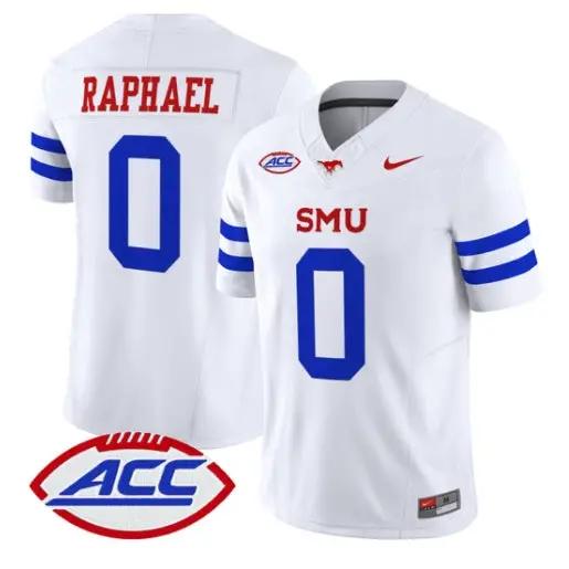 Kendrick Raphael Jersey #0 SMU Mustangs 2026 Vapor Limited Stitched by My Store NCAA Football Jerseys