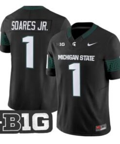 Kenny Soares Jr Jersey #1 Michigan State Spartans 2026 All Stitched by My Store NCAA Football Jerseys