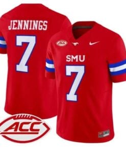 Kevin Jennings Jersey #7 SMU Mustangs 2026 Vapor Limited All Stitched by My Store NCAA Football Jerseys