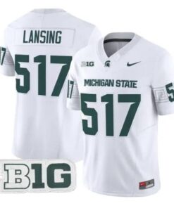 Lansing Jersey #517 Michigan State Spartans 2026 Limited Stitched by My Store NCAA Football Jerseys