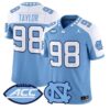 Lawrence Taylor Jersey #98 North Carolina Tar Heels 2026 Stitched - Top Design Fan Lawrence Taylor Jersey #98 North Carolina Tar Heels 2026 Stitched