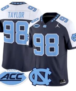 Lawrence Taylor Jersey #98 North Carolina Tar Heels 2026 Stitched by My Store NCAA Football Jerseys