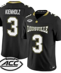 Lincoln Kienholz Jersey #3 Louisville Cardinals 2026 For The Ville All Stitched by My Store NCAA Football Jerseys