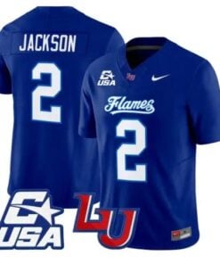 Makai Jackson Jersey #2 Liberty Flames 2026 Vapor Limited Stitched by My Store NCAA Football Jerseys
