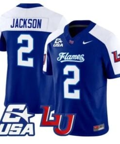 Makai Jackson Jersey #2 Liberty Flames 2026 Vapor Limited Stitched by My Store NCAA Football Jerseys
