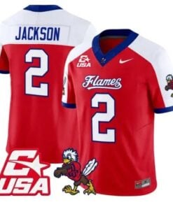 Makai Jackson Jersey #2 Liberty Flames 2026 Vapor Limited Stitched by My Store NCAA Football Jerseys