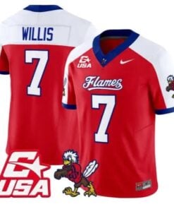 Malik Willis Jersey #7 Liberty Flames 2026 Vapor Limited All Stitched by My Store NCAA Football Jerseys