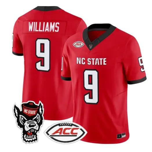 Mario Williams Jersey #9 NC State Wolfpack 2026 Limited All Stitched by My Store NCAA Football Jerseys