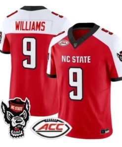 Mario Williams Jersey #9 NC State Wolfpack 2026 Limited All Stitched by My Store NCAA Football Jerseys