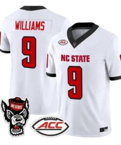 Mario Williams Jersey #9 NC State Wolfpack 2026 Limited All Stitched by My Store NCAA Football Jerseys