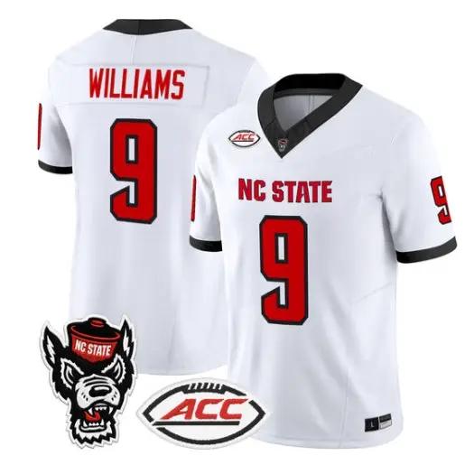 Mario Williams Jersey #9 NC State Wolfpack 2026 Limited All Stitched by My Store NCAA Football Jerseys